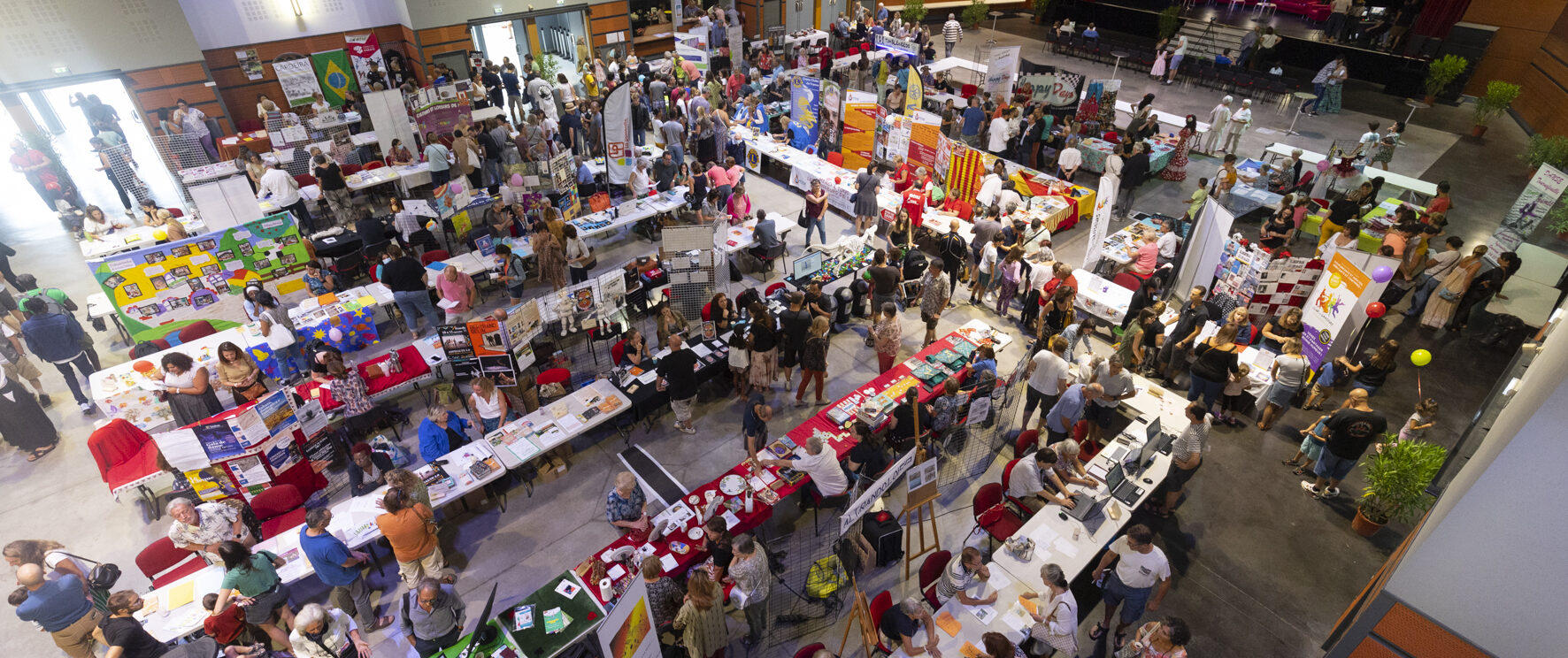 Forum des associations vu de haut