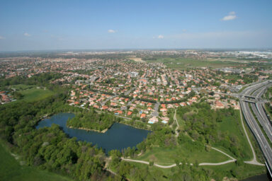 Vue du ciel de Tournefeuille