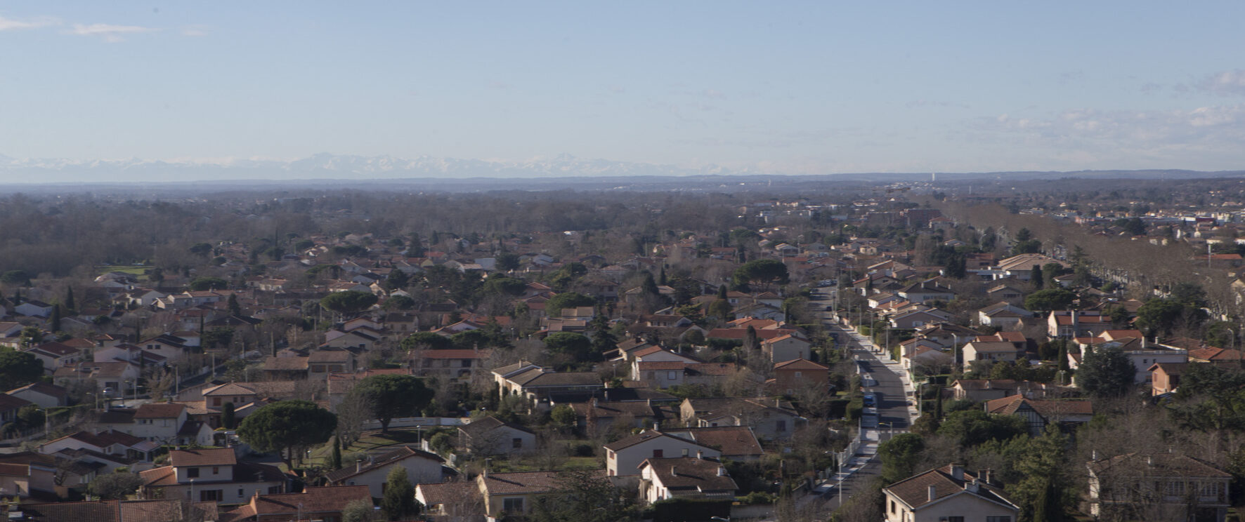 Photo de ville vue d'en haut