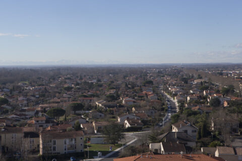 Photo de ville vue d'en haut