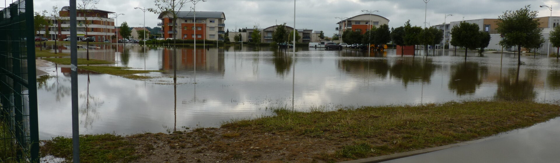 Photo d'une inondation