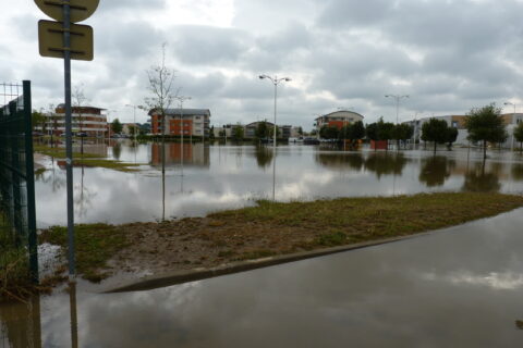 Photo d'une inondation