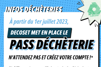 Visuel Pass déchèterie n'attendez pas et créez votre compte - Agrandir l'image, fenêtre modale