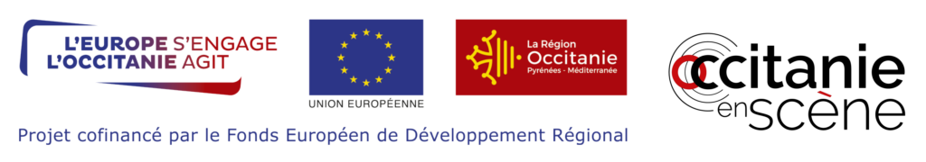 Logo"L'Europe s'engage l'Occitanie agit", "Union européenne", "La Région Occitanie", "Occitanie en scène" - Agrandir l'image, fenêtre modale