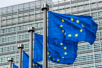 Photo de drapeaux européens - Agrandir l'image, fenêtre modale