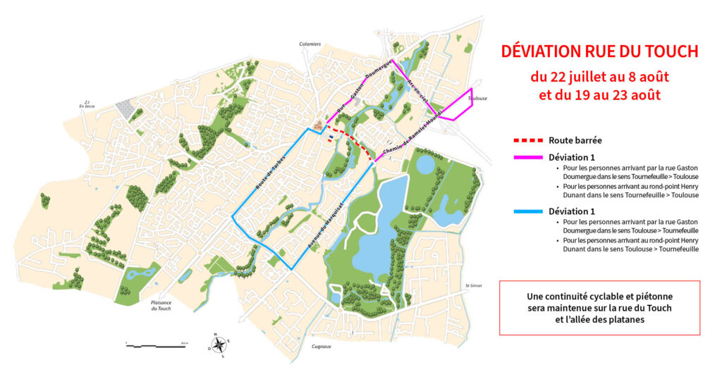 Carte des itinéraires de déviation - Agrandir l'image, fenêtre modale