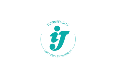 Image fond blanc avec au milieu le logo du Point Info jeunesse, un cercle et au milieu en turquoise I et J - Agrandir l'image, fenêtre modale